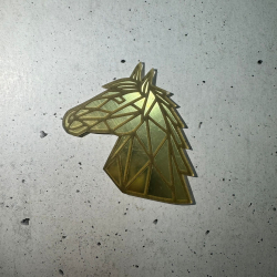 Изображение Боковой МИНИ топпер Лошадь геометрия, 7 см